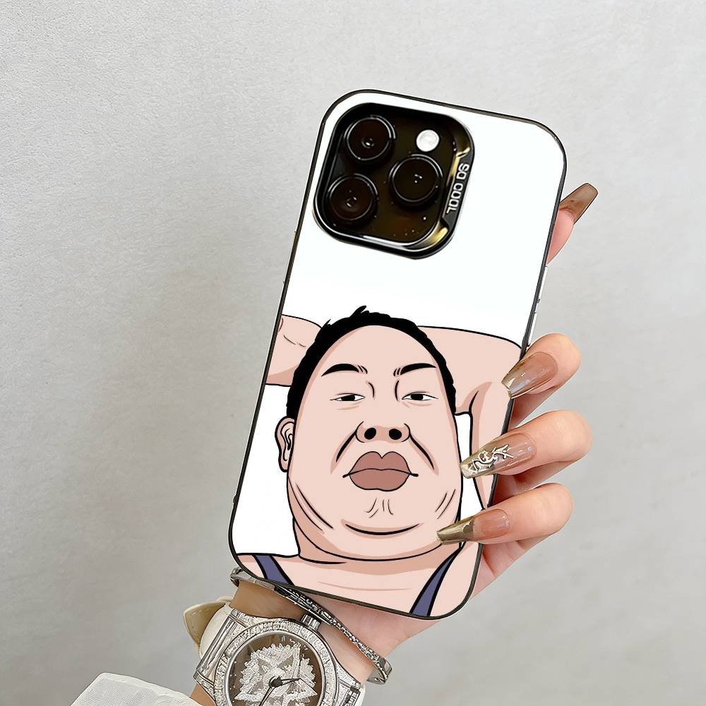 

Silly Cartoons Phone Case For iPhone 17,16,15,14,13,12,11 Plus,Pro Max,XS,Colored Silver Plated Inside Cover iPhone15