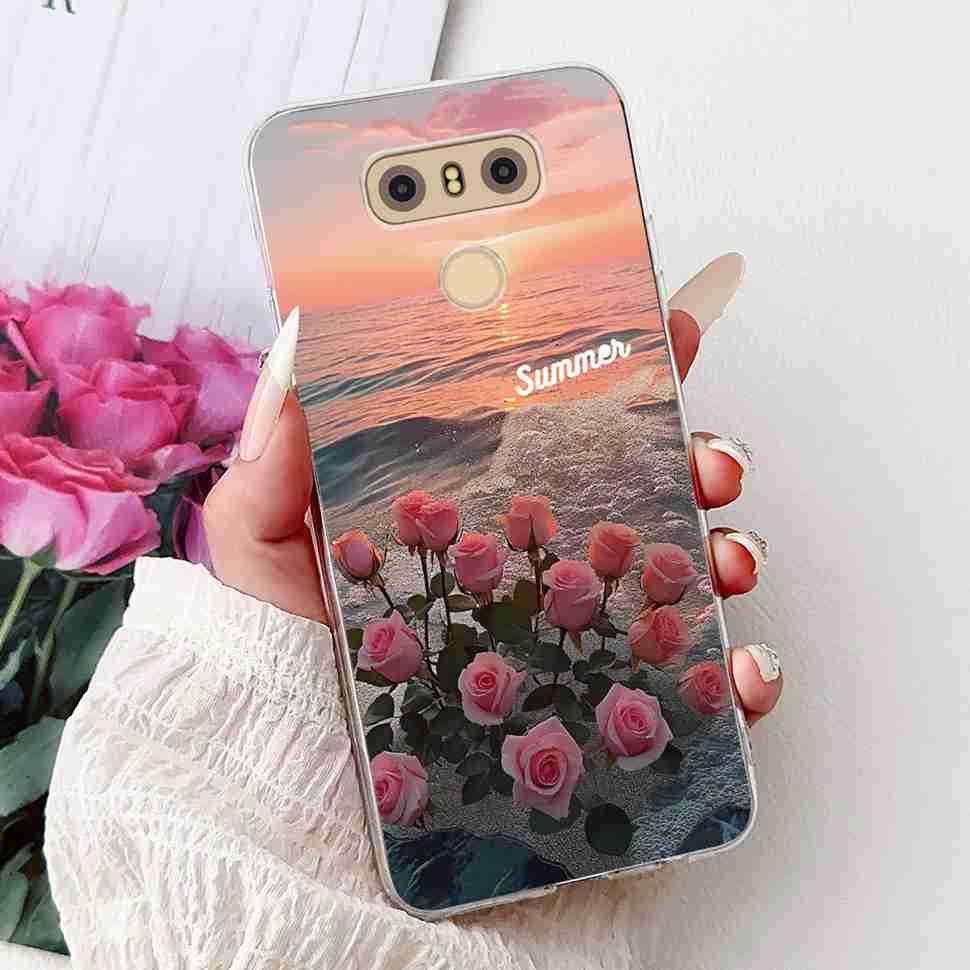 Para LG G6+ 5.7" Funda Diseño de Moda Patrones Silicona Suave TPU Cubierta Para LG G6+Plus LG G6 H870 H873 Fundas de Teléfono Resistentes a Golpes