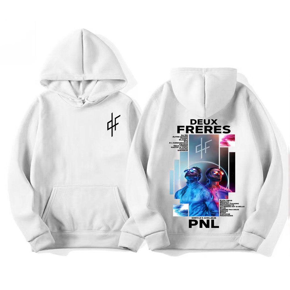 Le Monde Chico Pnl Album French Rapper Graphic Hoodies Men Women Harajuku Hip Hop Punk Sweatshirts High Quality Fleece Pullovers