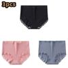 3 Pcs/lot Women's Underpants Soft Cotton Panties Girls High Waist Briefs Striped Panty Sexy Female Underwear Big Size M-XXL