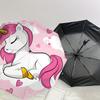 1PC unicorn hearts Umbrella-8-Rib Reinforced, Automatic Open, Lightweight & Durable, Cute Fashion Accessory for Outdoor, Beach or Casual Use, Beach Um
