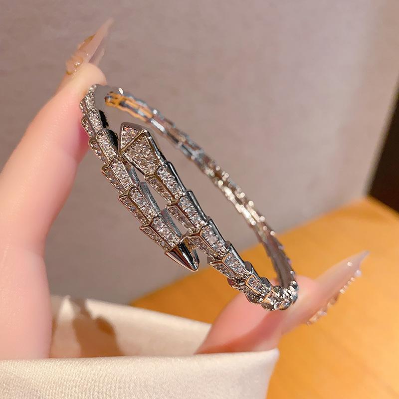 New Light Luxury Trendy Snake-shaped Bracelet High-end Fashion High-end Sense Bracelet High-end Sense for Women