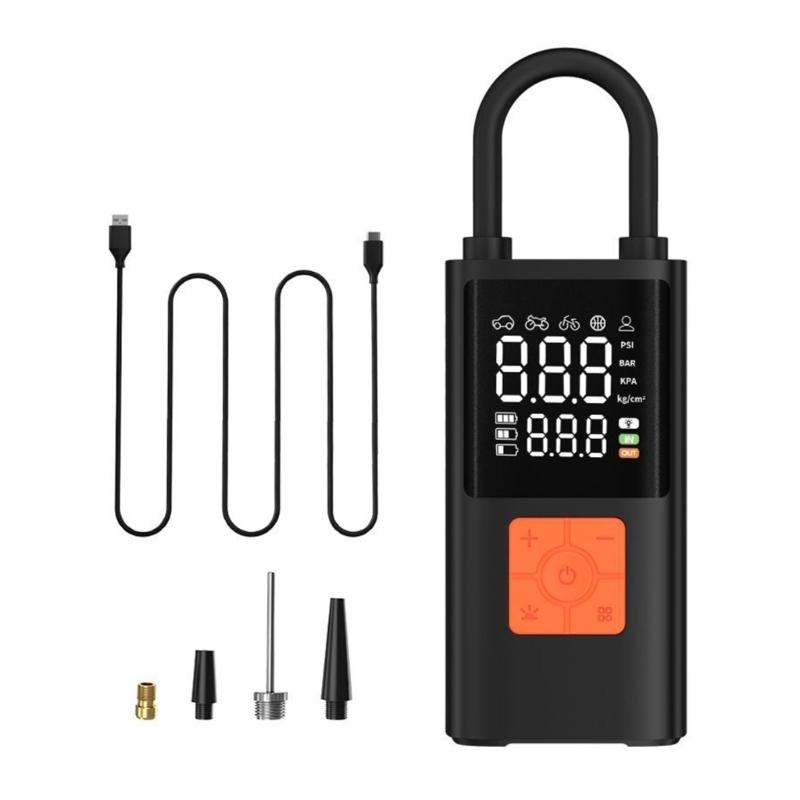 

Electric Portable Air Pumps Wireless Tyre Inflator 4000mAh Bicycles Car Motorcycle Cordless Air Compressor