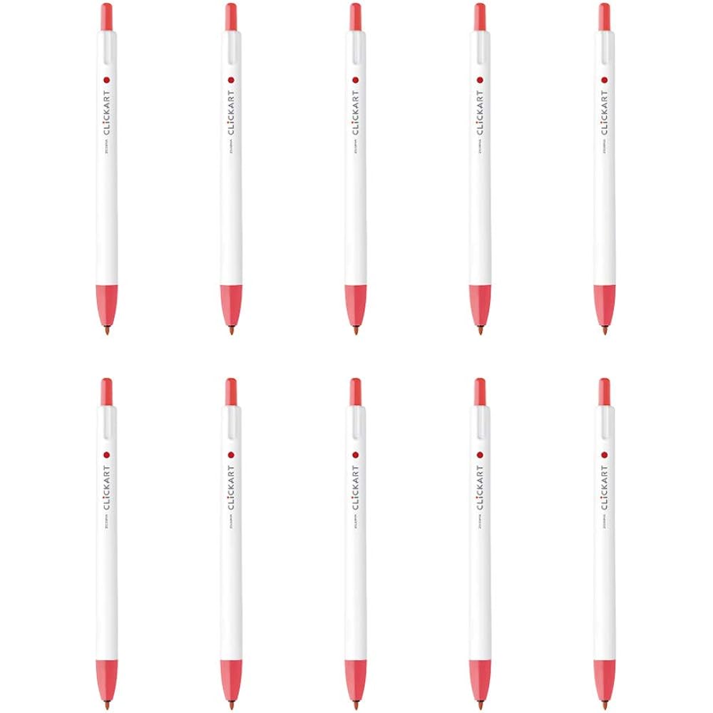Zebra Water-based Pen Clickart Salmon Pink 10pcs B-WYSS22-SLP