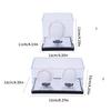 Acrylic Square Baseball Holder Clear Display Box Baseball Display Case Autographed Baseball Clear Display Case