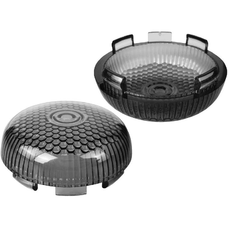 Motorcycle Bullet Turn Signal Light Lens Cover Fit For Harley Touring Road King Electra Glide Road Glide Street Glide Sportster Softail 2000-2025