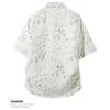 Men's Printed Gradient Short-sleeved Casual Button Beach Breathable Shirt