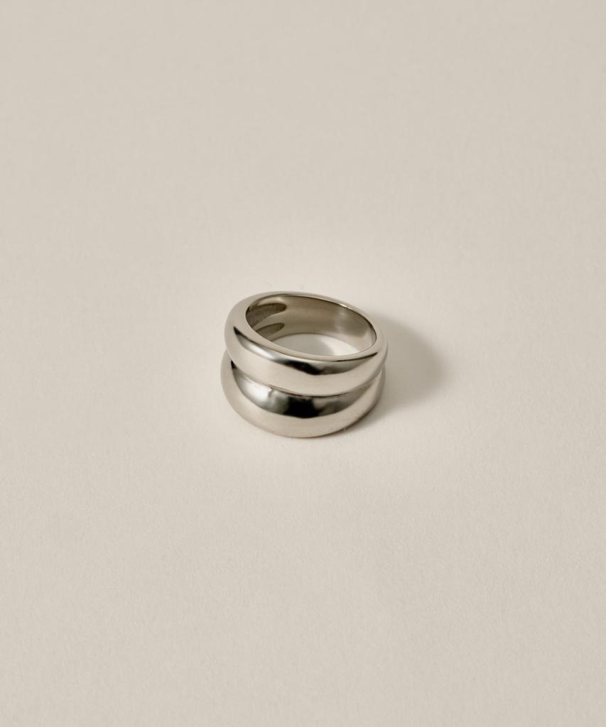 Novice Tokyo Double Ring [Stainless] / Silver