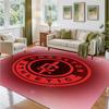 Charlton Athletic FC Design Crystal Velvet Rug Soft Decorative Mat for Bedroom Entrance