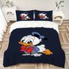 3pcs The Small Donald Duck Quilt Cover Set (1 Quilt Cover + 2 Pillowcases Without Pillow Core), High-Definition Printing for Home and Dormit