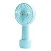 Portable Fan Water Spray Humidifier Cooling Handheld Portable Air Misting Blue