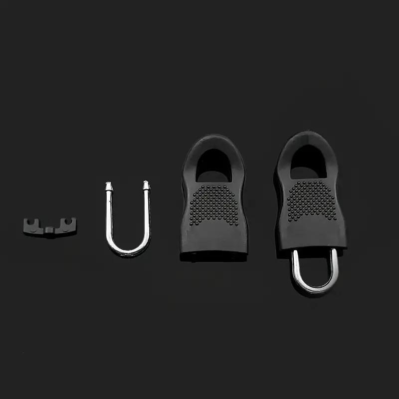 10 pezzi di ricambio per cerniera estrattore rimovibile senza attrezzi per cerniera per bagagli, zainetto, etichetta per corda, etichetta per abbigliamento, fissatore per cerniera rotto