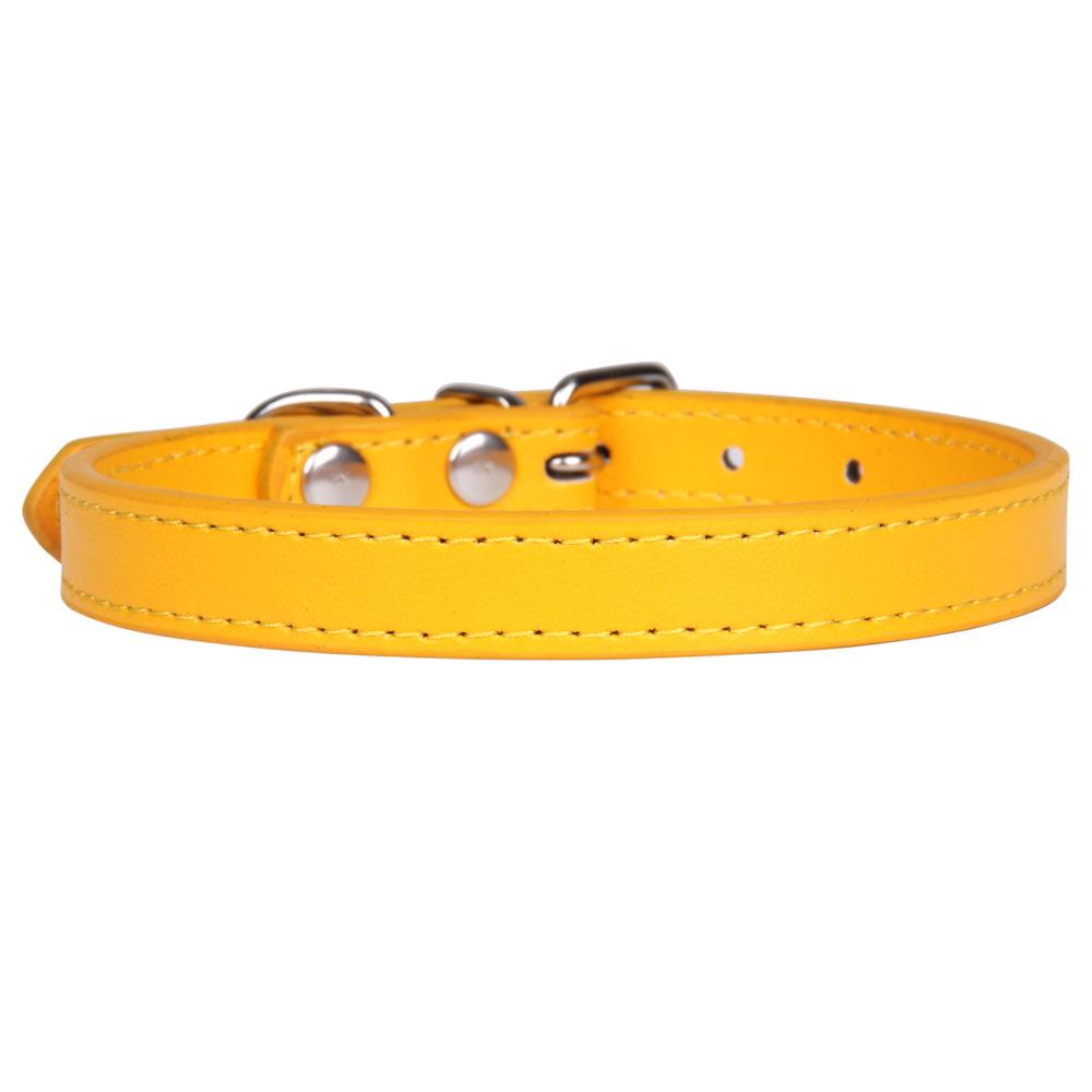 Hot Sale PU Leather Neck Warmer Collar for Small Pets