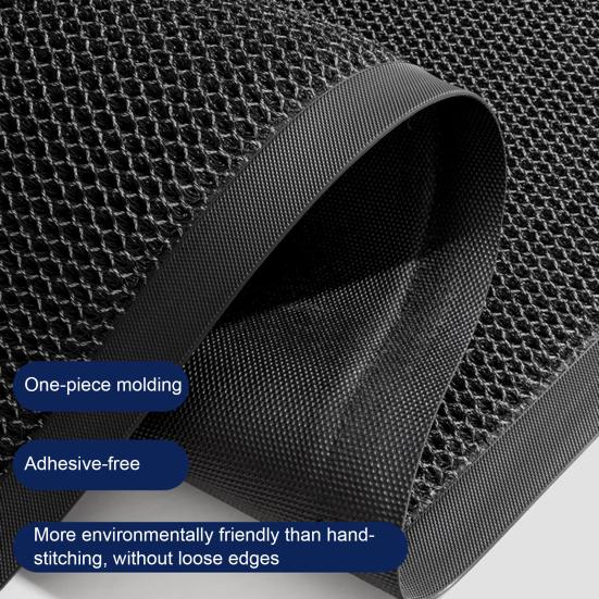 Floor Mat Easy Clean Soft Flexible Foldable Anti-Slip Bottom Home Entrance Mat Elastic Surface Indoor Door Mat