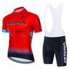 Mens Cycling Jersey Short Sleeve Quick Dry Breathable Mountain Bike Top Sport Wear