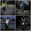 New Elastic Safety Reflective Vest Straps With Reflect Strips Reflective For Men Women Children Night Running Walking Biking