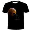 Sommer Rundhals bedrucktes Kurzarm Freizeit-Top Herren Damen T-Shirt