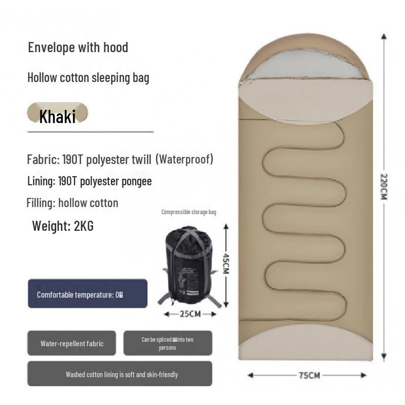

Splicable Stain-Proof Washable Cotton Sleeping Bag for All Seasons – Ideal for Camping, Travel, and Hotels Custom, Contact Customer Service