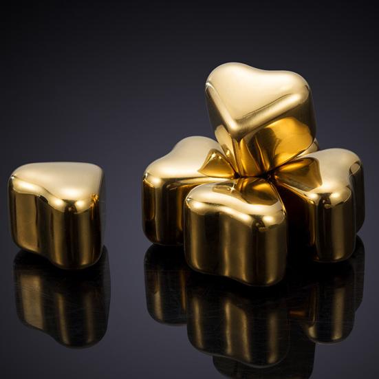 Stainless Steel Ice Cubes Set Cooling Blocks Fast with Non-Slip Pliers Reusable Chilling Whiskey Stones