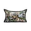 Nordic Pillow Modern Simple Jacquard Cushion Cover 45x45cm Green Baroque Throw Pillow Cover Luxury Living Room Sofa Home Decor Pillowcase Without Core