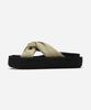 Salt And Chocolate Twister Platform Slippers 412423003 (4Cm/3 Colors)