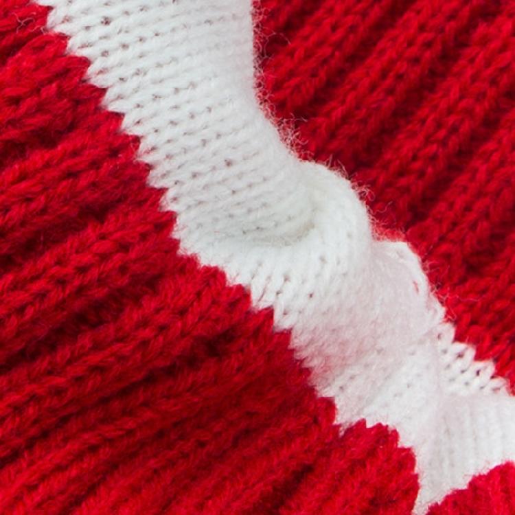 Trendy Santa Claus Beanie Hat Windproof Elk Knit Hat Wool Hat All-match Winter