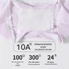 Fenteng Girls' 10A Antibacterial Combed Cotton Boxer Briefs (4-Pack)