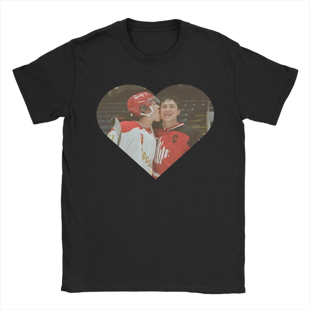 T-shirt Stampata Shane Hollander Heated Rivalry Hudsoned Williams per Unisex 100% Cotone Maglietta a Maniche Corte