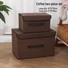 Fabric Storage Box 2-Piece Set