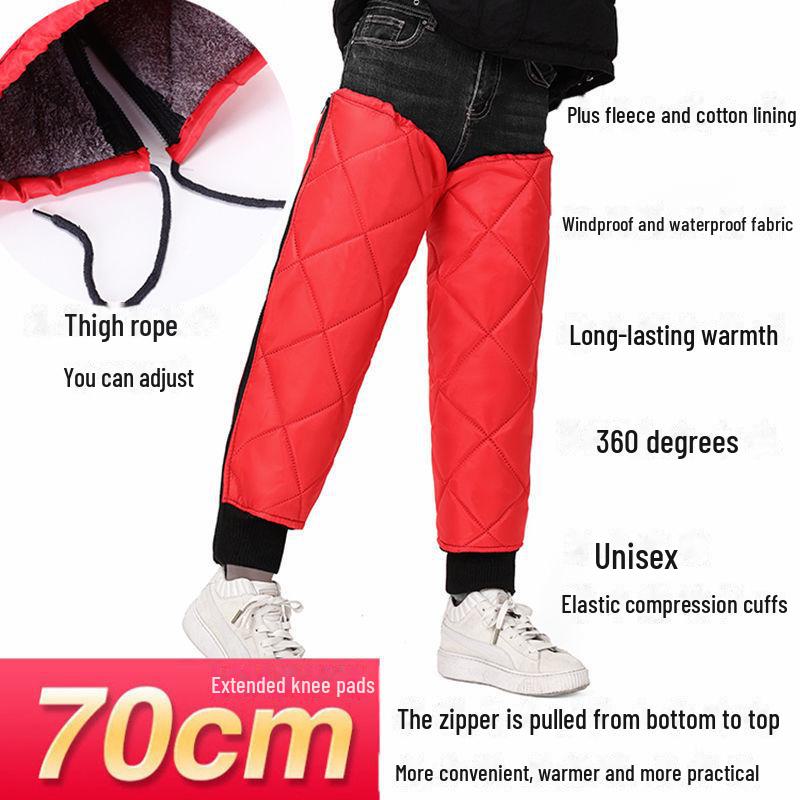 Thickened Windproof Winter Motorcycle & Electric Bike Knee Pads, Men & Women Leggings for Cold Weather Riding
