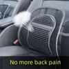 Ventilated Car Seat Cushion Breathable Waist Cushion Massage Backrest Cushion  Home Use