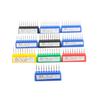 10Pcs/Box 1.6Mm Dental Drill Diamond Fg High Speed Burs Kit, Emery + Stainless Steel, For Polishing & Smoothing, Dentist Tools
