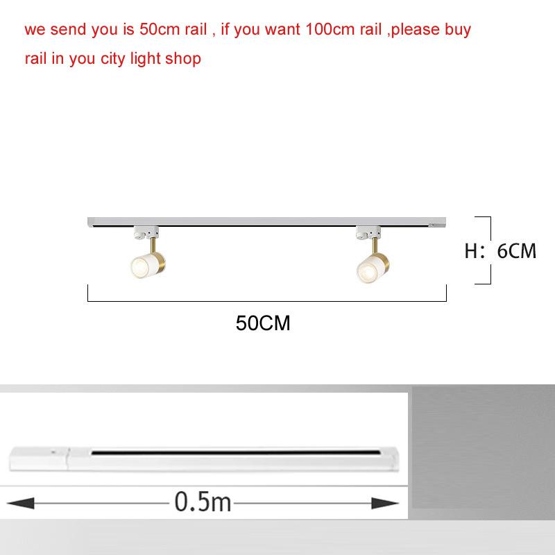 Adjustable LED Spotlight for Clothing Store Wall Background Track Light Surface Mounted Ceiling Spotlight Fixture House Decorate