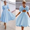 Abiti eleganti per abiti da donna Abito estivo sexy senza schienale Abito da cerimonia nuziale per la moda Abito da donna Femme Vestido