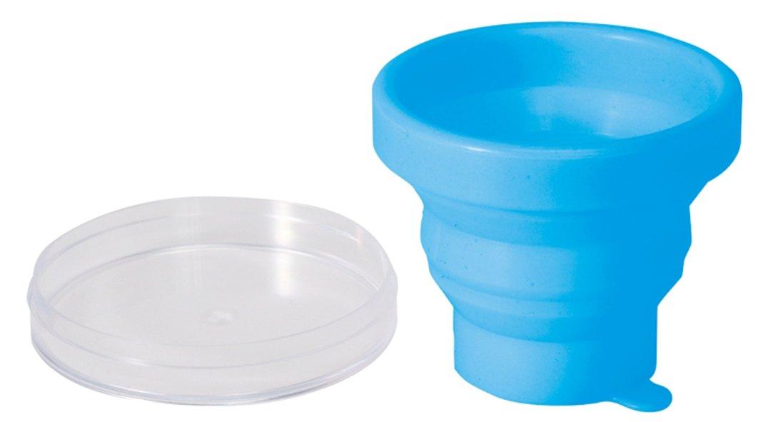 Myrna Foldable Portable Gargle Blue Cup, синий