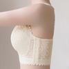 Front Button Beautiful Back Underwear Thin Gathered Anti Sagging Adjustable Bra Women's Plus Size No Steel Ring Bra