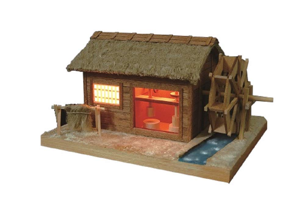 

Woody Joe Mini Architectural Model Light Series Katakoto Watermill Wooden Model No.4