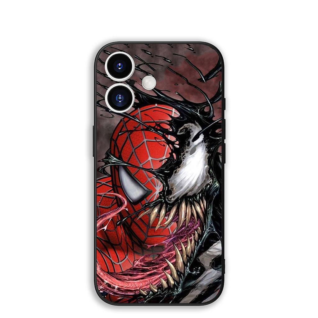 For Motorola Moto G86 G57 G67 G24 G15 G54 Power G13 G14 G34 G35 G45 G60 G53 G55 G64 G75 G72 Phone Case Venom Marvel Spider Man