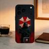 GAME R-Resident Evil  Phone Case For iPhone 17,16,15,14,13,12,11 Plus,Pro Max,XS,Soft Silicone Black Cover