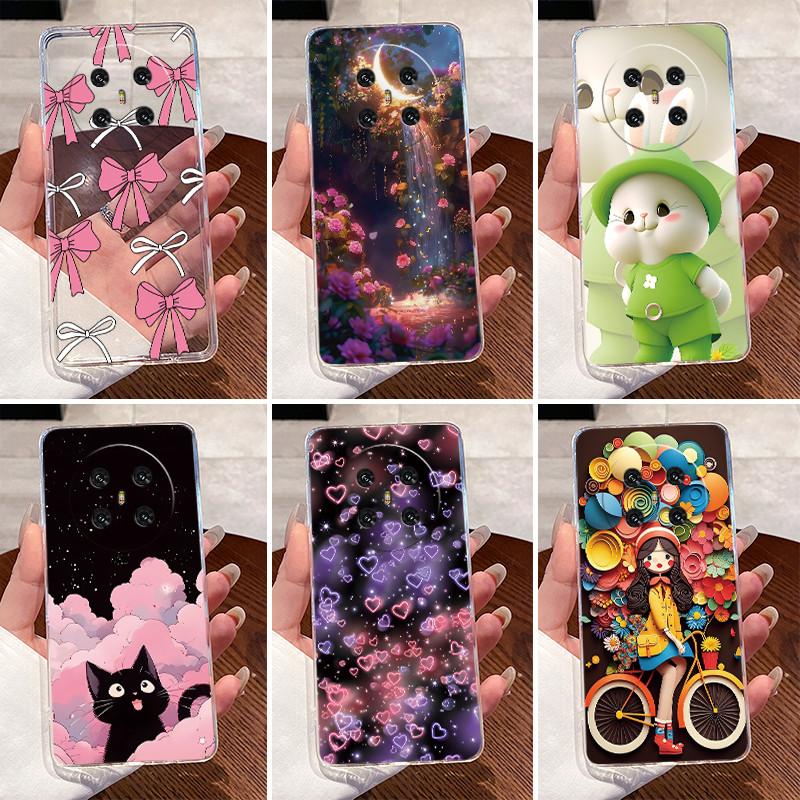 Soft TPU Phone Case For Cubot X90 Case Luxury Cute Love Rabbit Funny Clear Silicone Back Cover For Cubot X 90 Protective Shell
