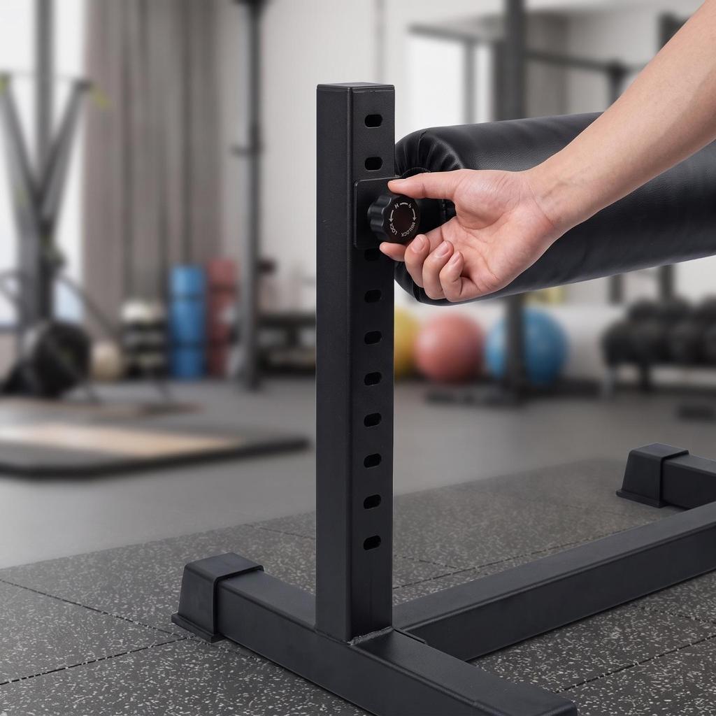 Bulgarian Split Squat Rack Adjustable Stand Space-Saving