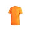 Adidas Alphabet Logo Print V-Neck Sports Tee Men Tops Orange CE8942
