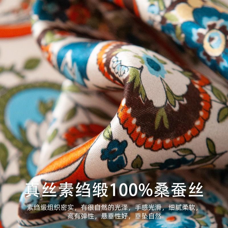 Mulberry Silk Scarf 53cm Square Neckerchief Women Fashion