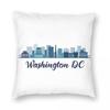 Washington DC Skyline Kissenbezug Polyester Leinen Samt Kreativer Reißverschluss Dekoration Heimkissenhülle