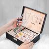 Luxurious Large-Capacity Jewelry Box for Earrings, Necklaces, and Pendants