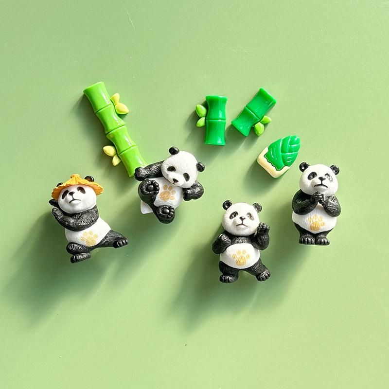Chengdu Giant Panda 3D Fridge Magnet - Cute Cultural Tourism Souvenir