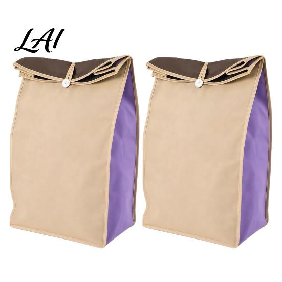 Kitchen Shelf Potato Bag, Self Sealing Storage Accessories Breathable Non-woven Roll Top Closures Durable