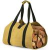 Storage Pack Canvas Bag Waterproof Wear Resistant Dirt-proof Portable Firewood Log Carrier Heavy Outdoor Rectangle