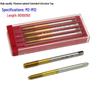 Titanium Plated Extrusion Tap Set: M2-M12, Lengths 90-200
