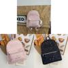 Starry Embroidered Canvas Backpack For Girls With Large Capacity And Daily Use